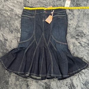 Candies mermaid denim Jean midi skirt